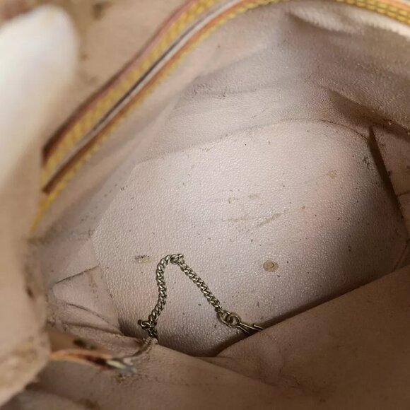 LOUIS VUITTON BUCKET PM Shoulder Tote Bag Monogram Leather Brown M42238 31FA771 - Picture 7 of 13